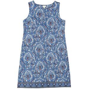 Women's TALBOTS‎ Sleeveless Paisley Dress- Size M